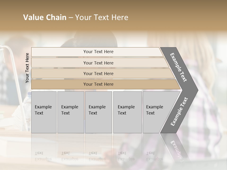 Study Young Female PowerPoint Template