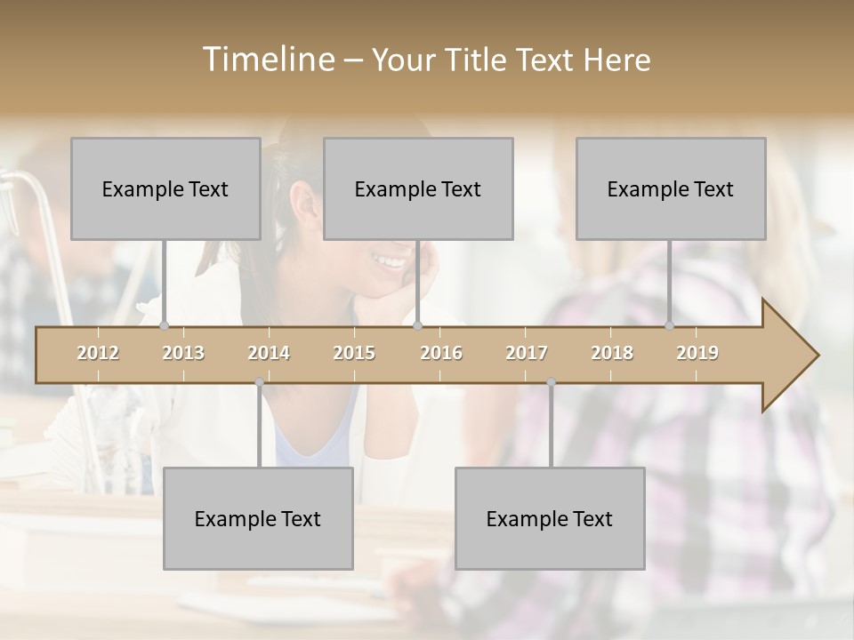 Study Young Female PowerPoint Template