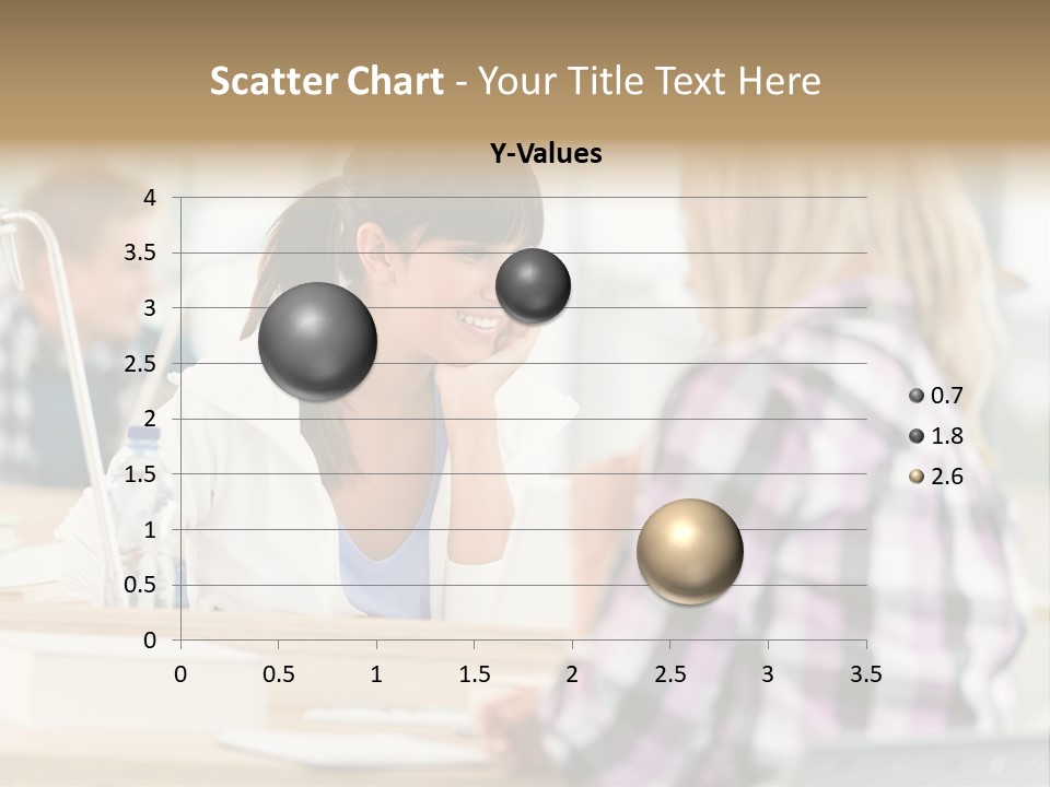 Study Young Female PowerPoint Template