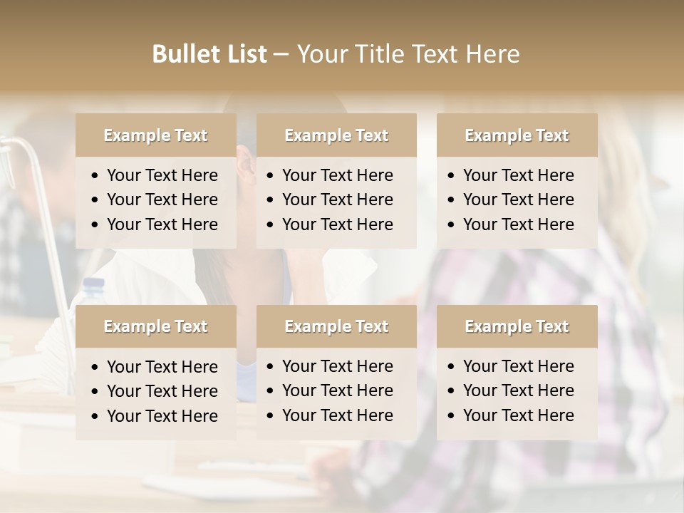 Study Young Female PowerPoint Template