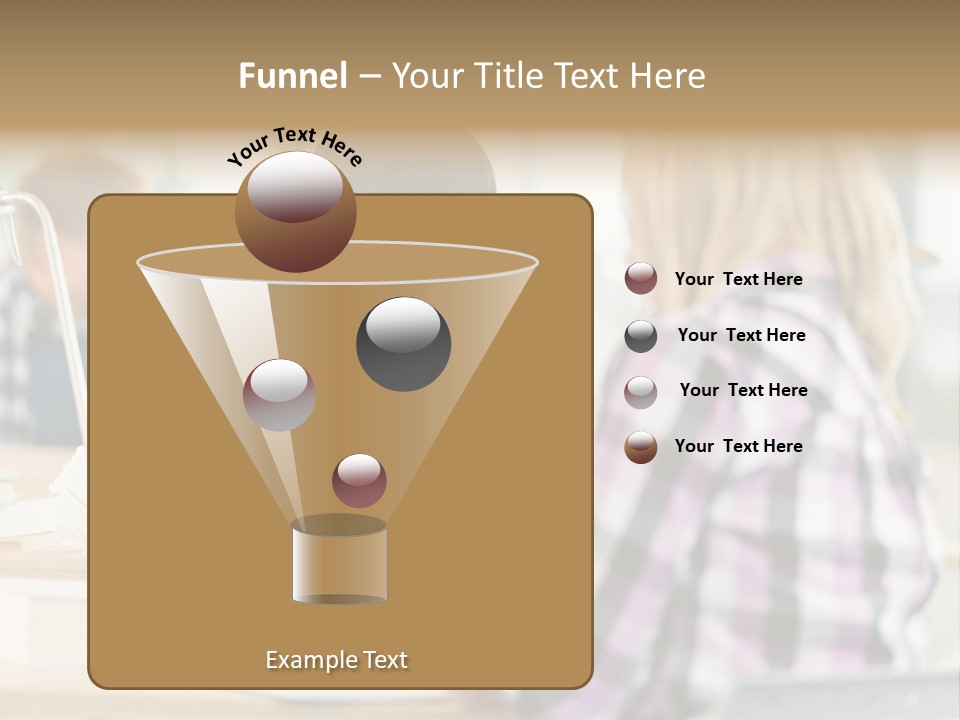 Study Young Female PowerPoint Template