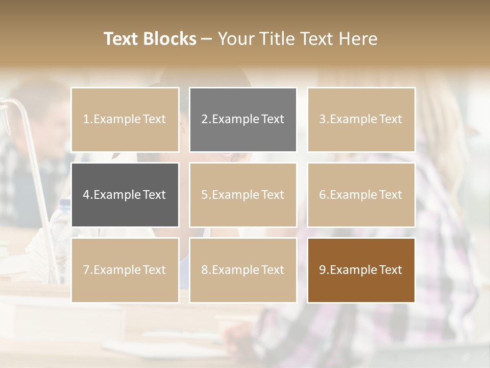 Study Young Female PowerPoint Template