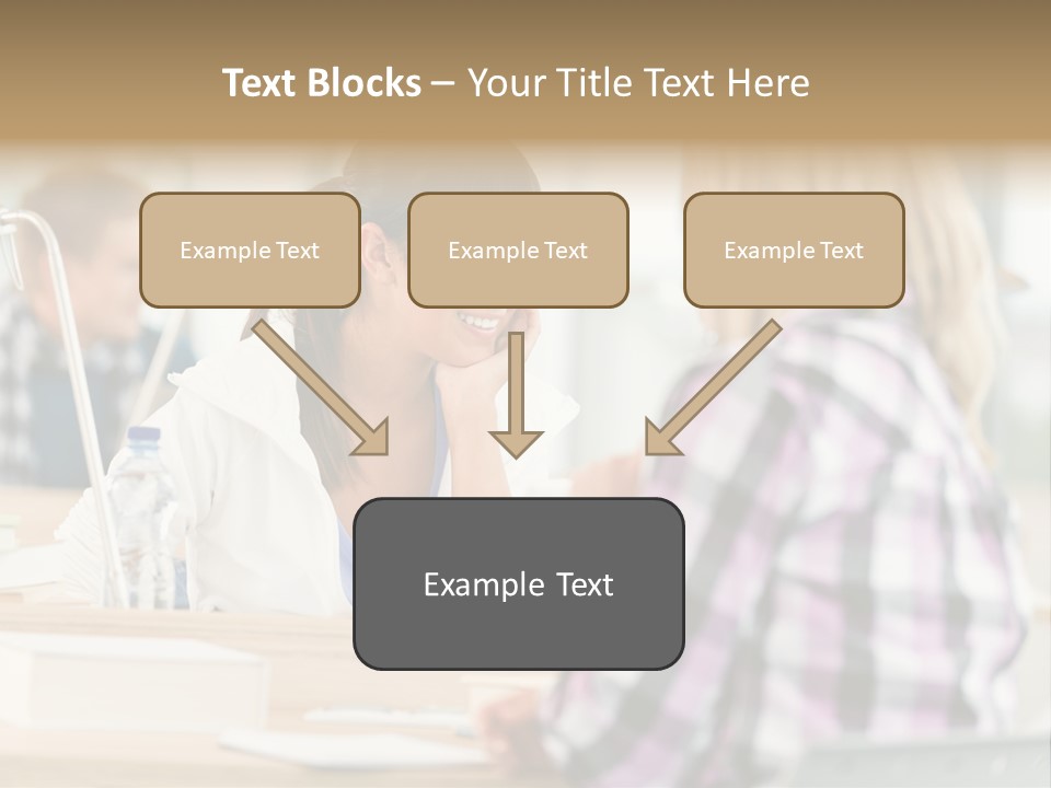 Study Young Female PowerPoint Template