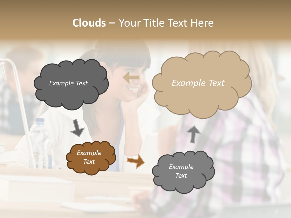 Study Young Female PowerPoint Template