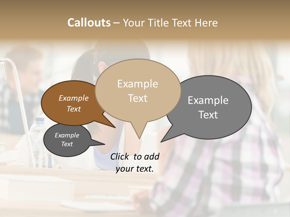 Study Young Female PowerPoint Template