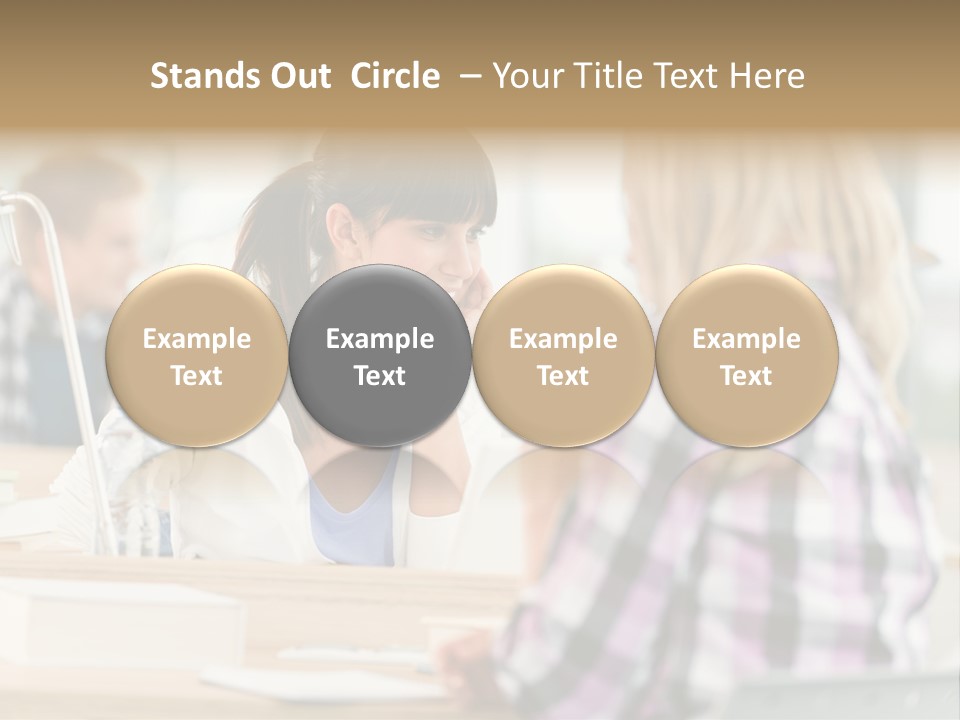 Study Young Female PowerPoint Template
