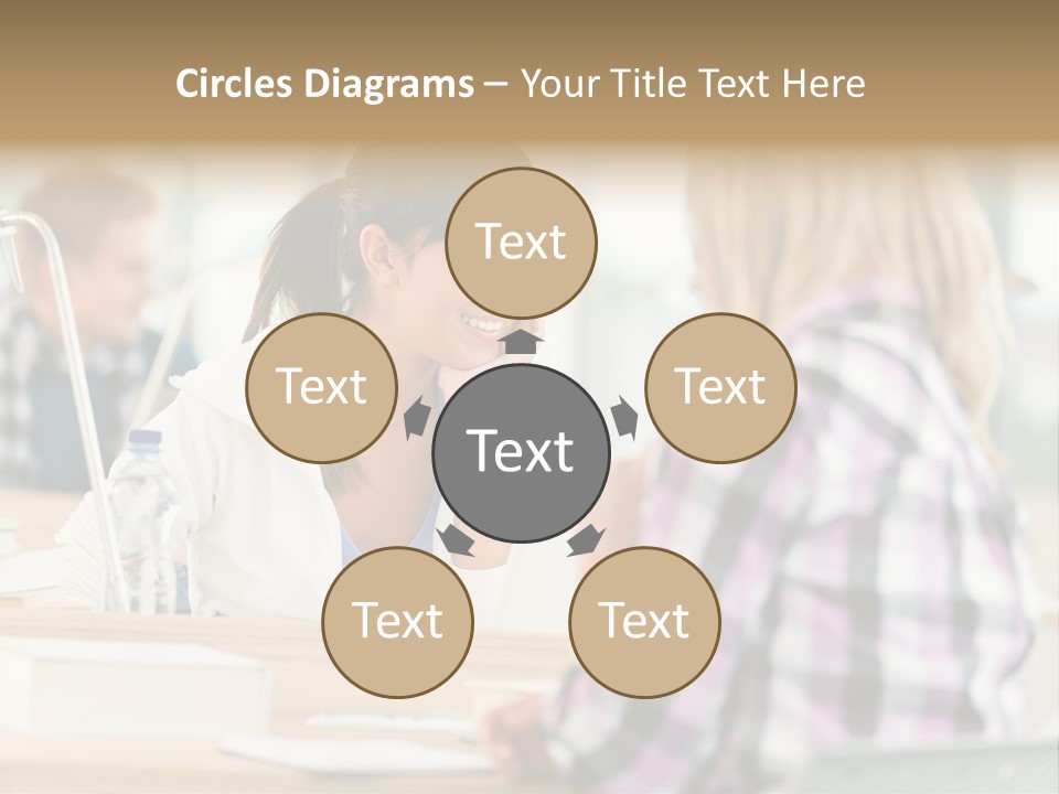 Study Young Female PowerPoint Template