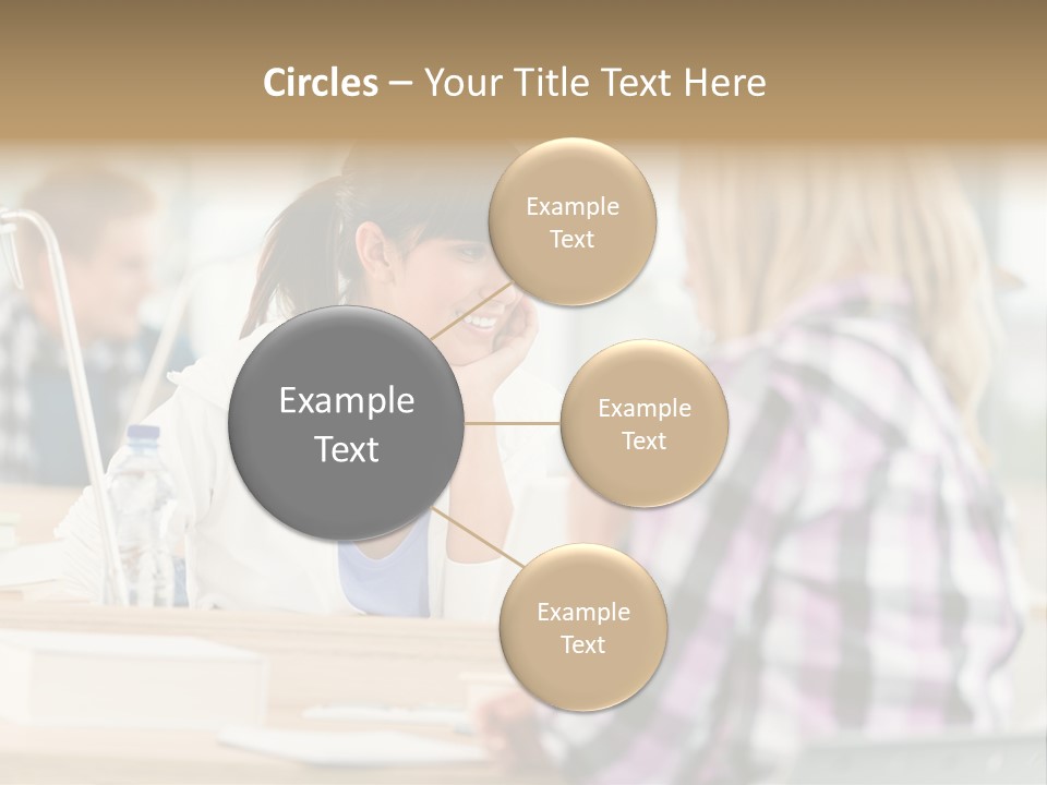 Study Young Female PowerPoint Template