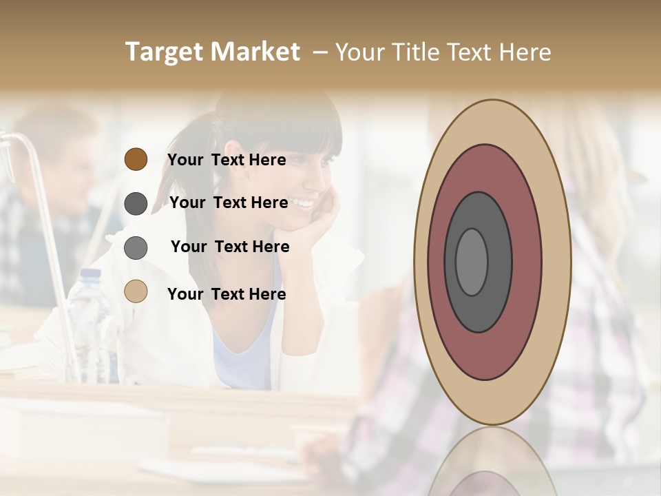 Study Young Female PowerPoint Template