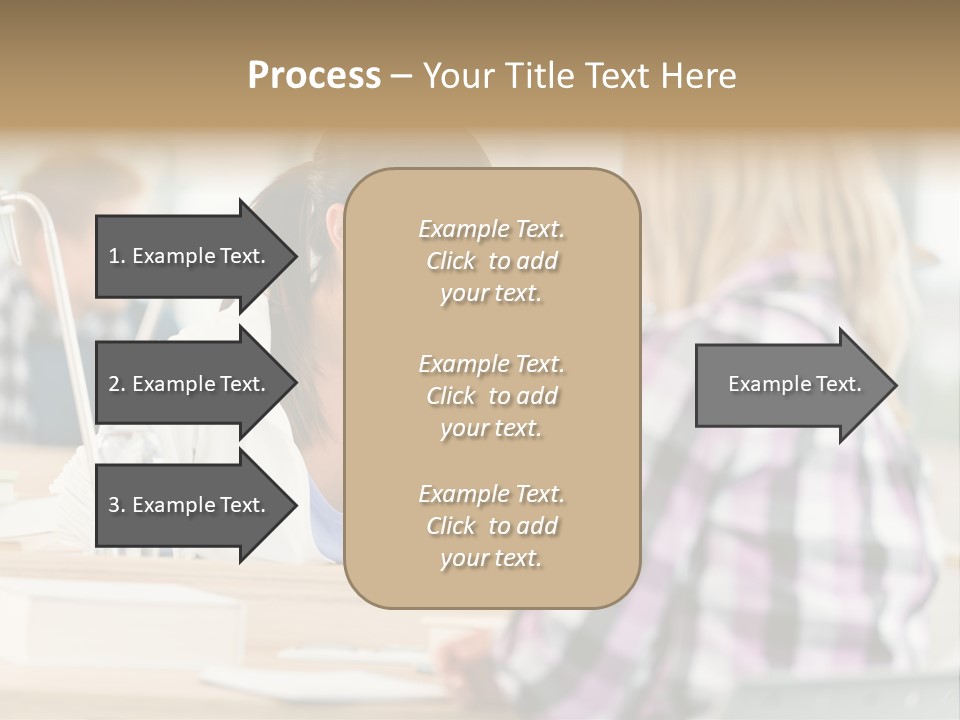 Study Young Female PowerPoint Template