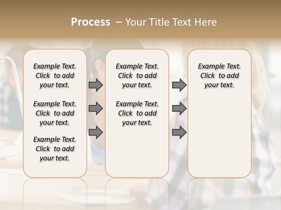 Study Young Female PowerPoint Template