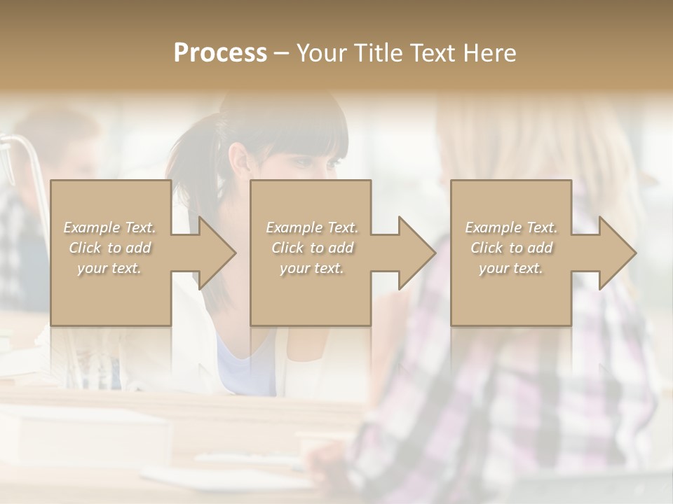 Study Young Female PowerPoint Template