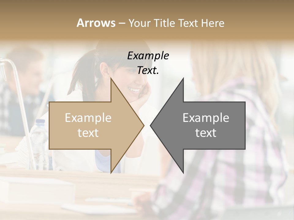 Study Young Female PowerPoint Template