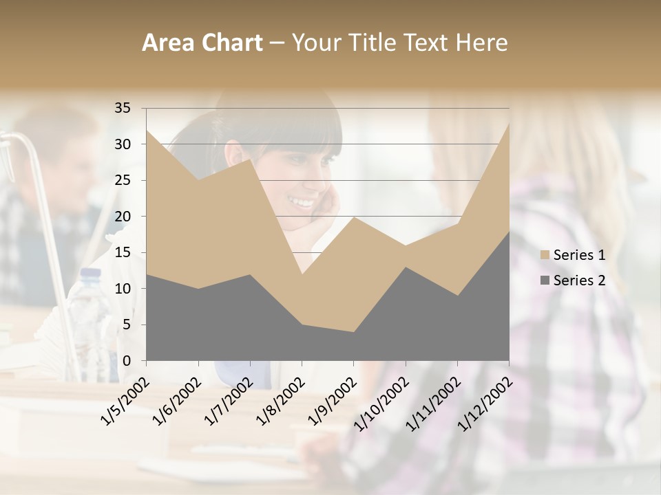 Study Young Female PowerPoint Template