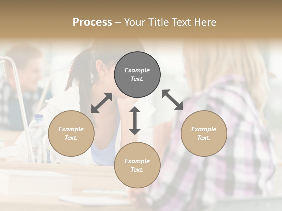 Study Young Female PowerPoint Template