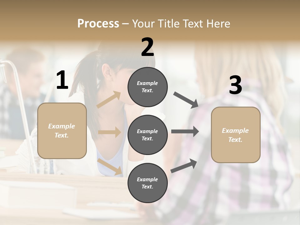 Study Young Female PowerPoint Template