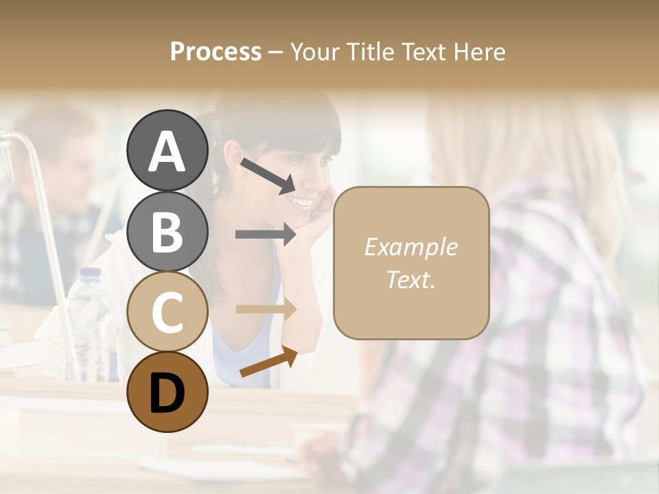 Study Young Female PowerPoint Template