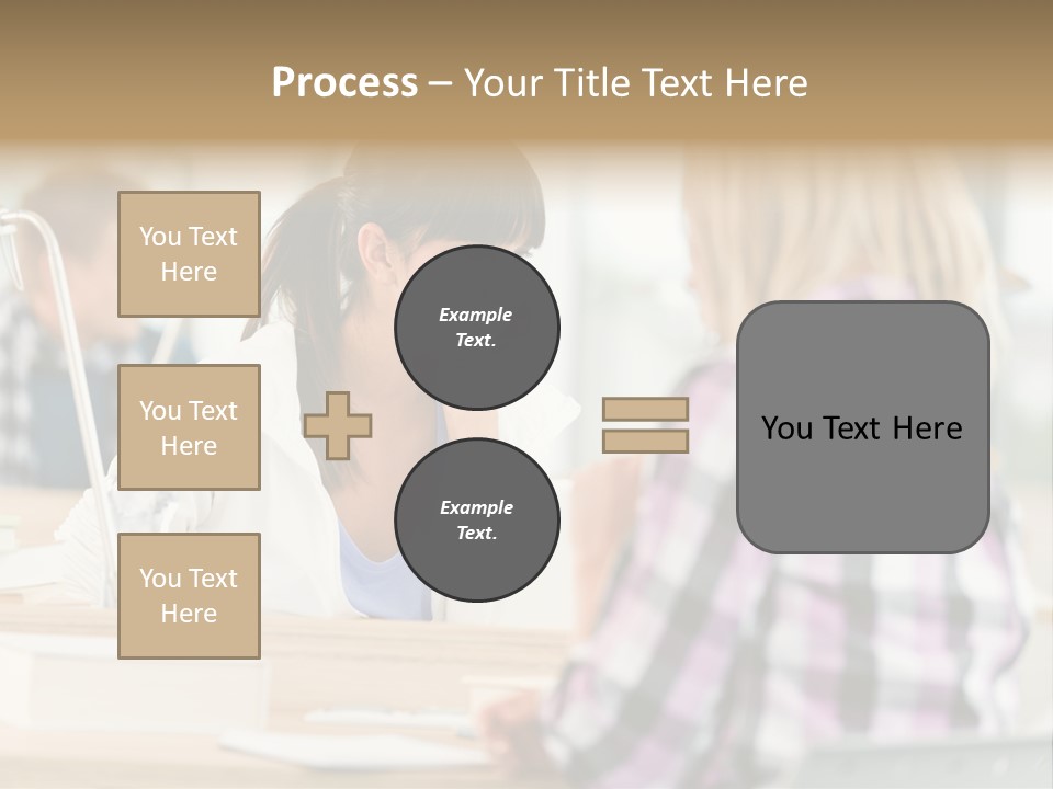 Study Young Female PowerPoint Template