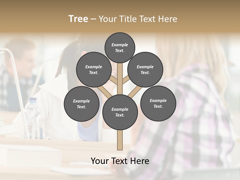 Study Young Female PowerPoint Template