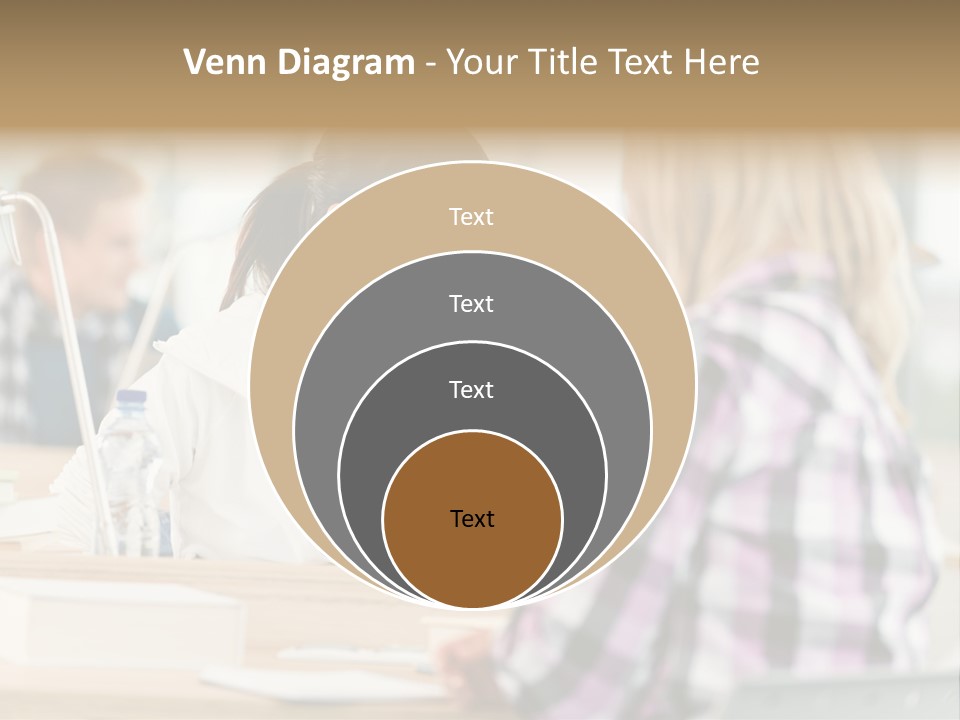 Study Young Female PowerPoint Template