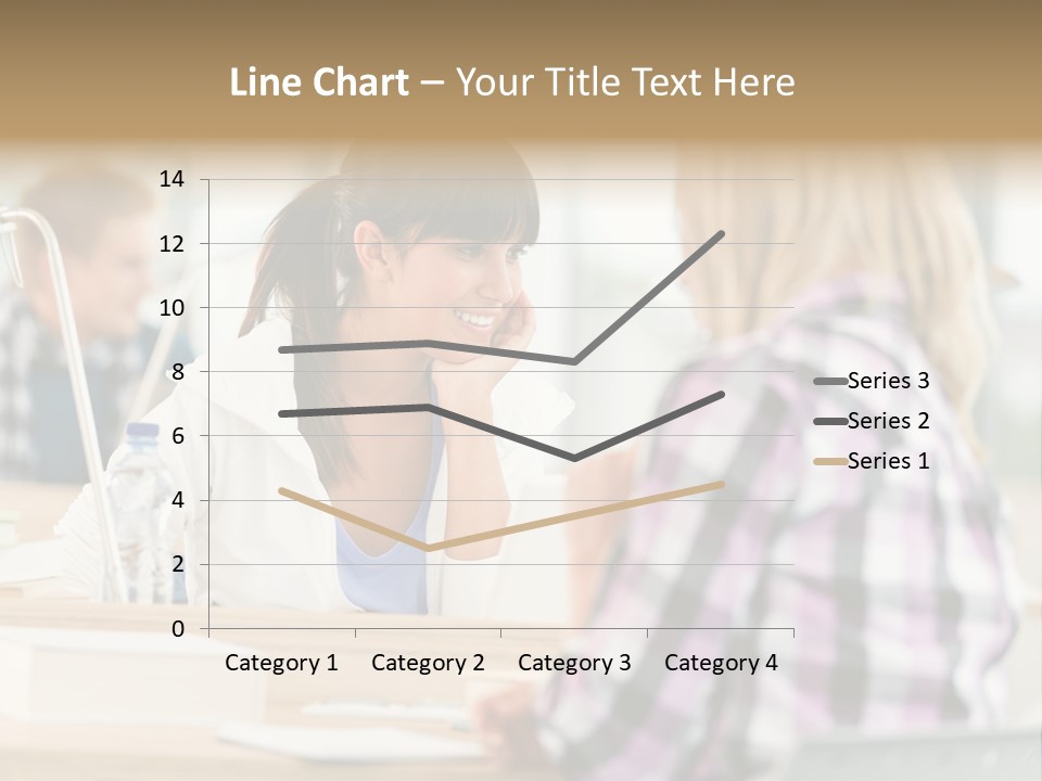 Study Young Female PowerPoint Template
