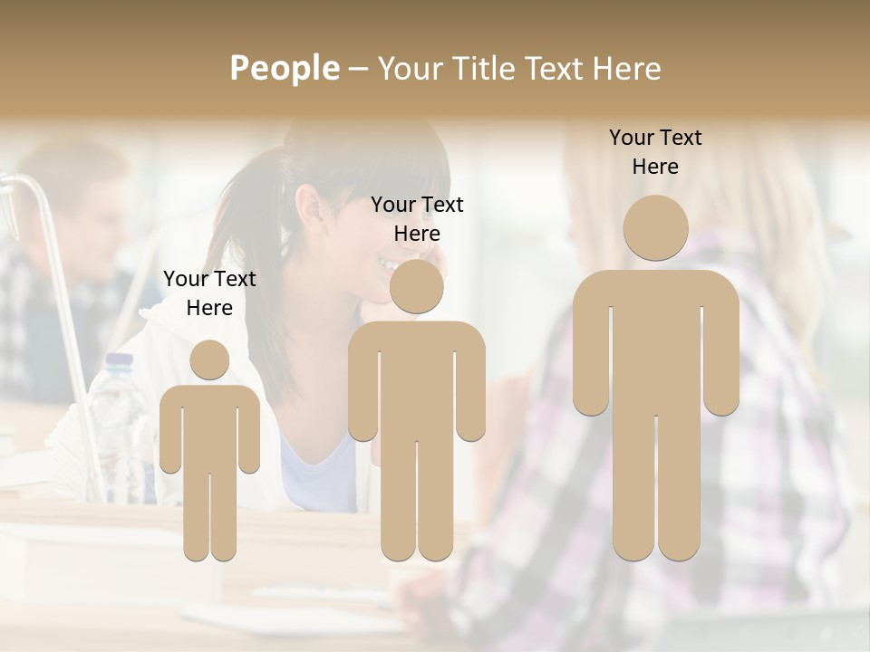 Study Young Female PowerPoint Template