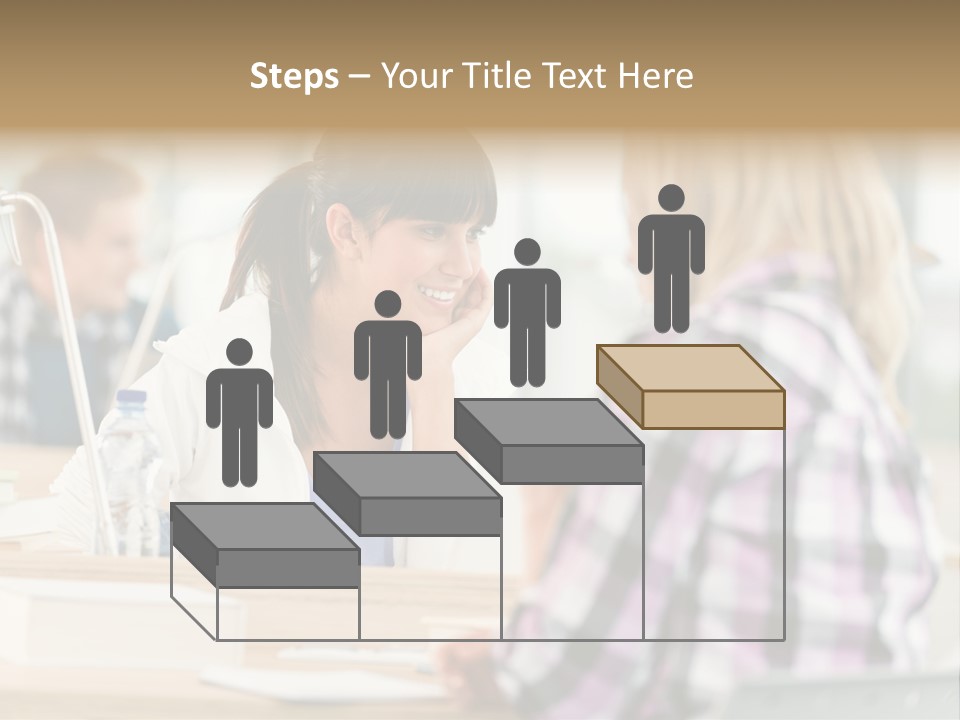 Study Young Female PowerPoint Template