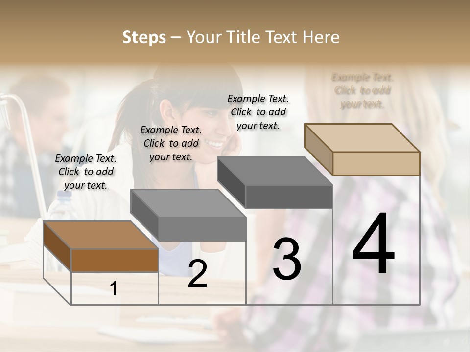 Study Young Female PowerPoint Template