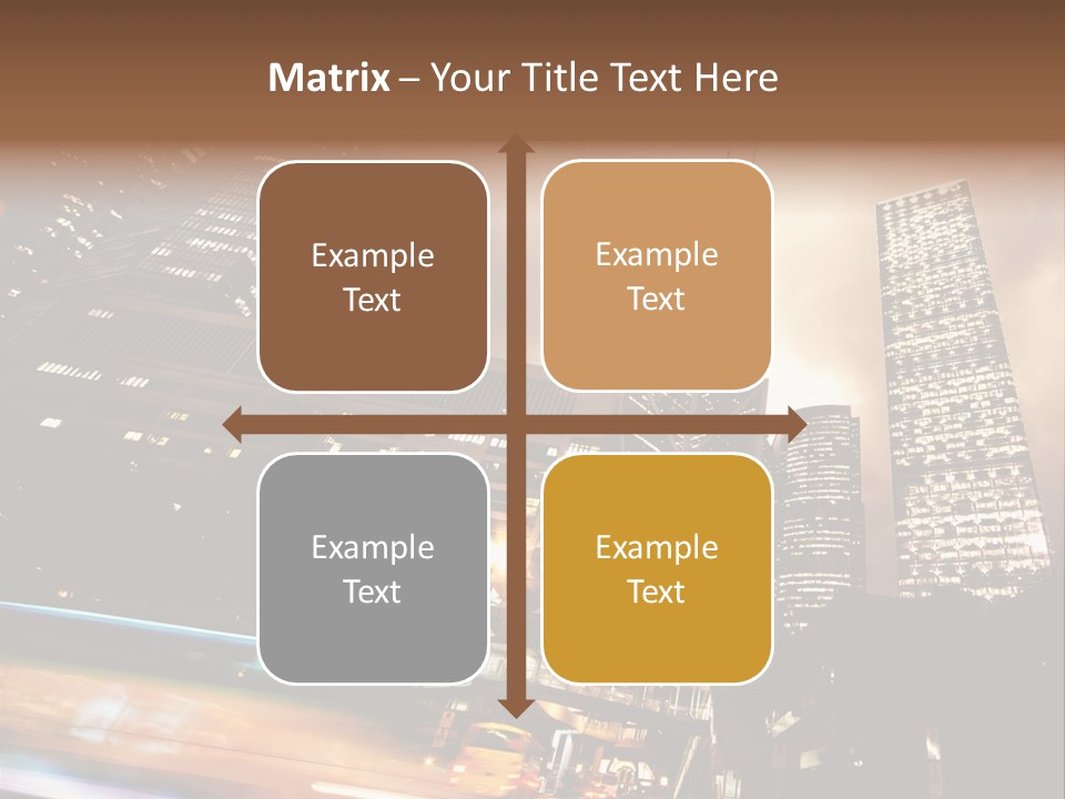 Building Futuri Tic Urban PowerPoint Template