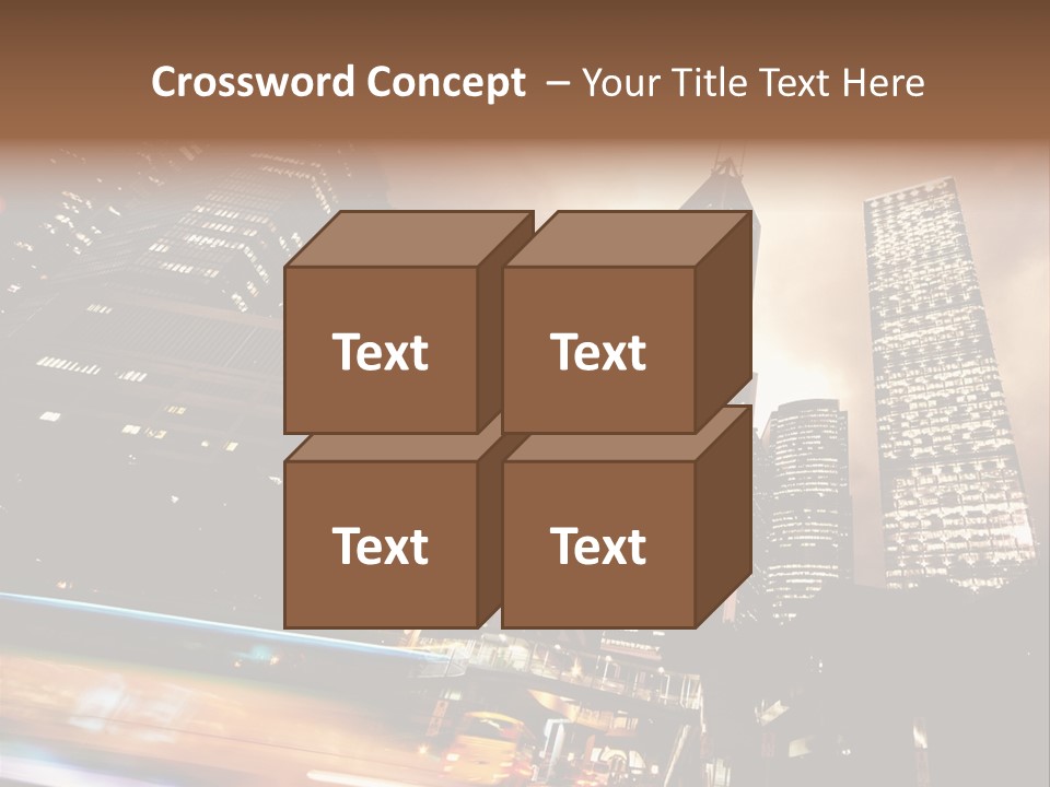 Building Futuri Tic Urban PowerPoint Template
