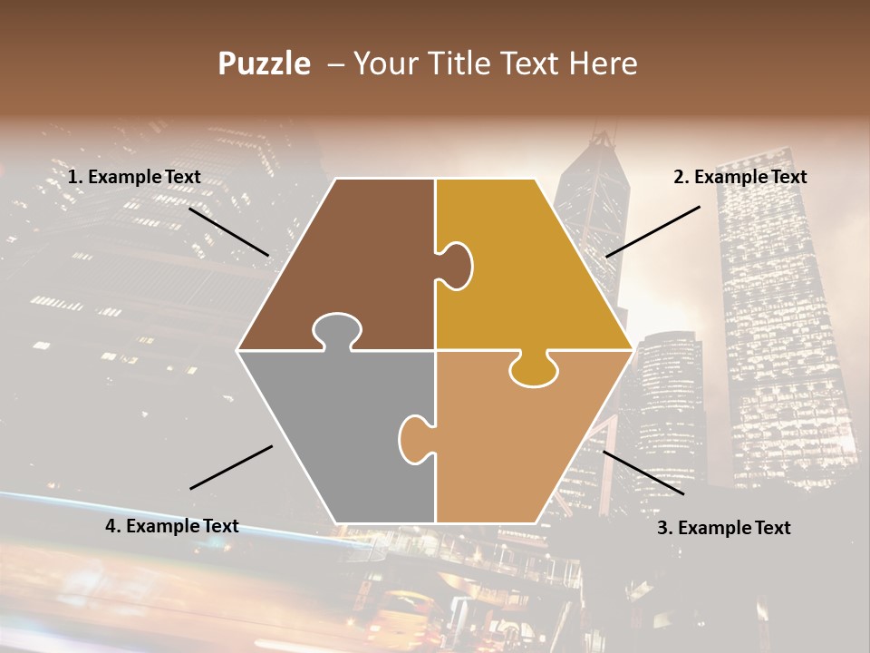 Building Futuri Tic Urban PowerPoint Template