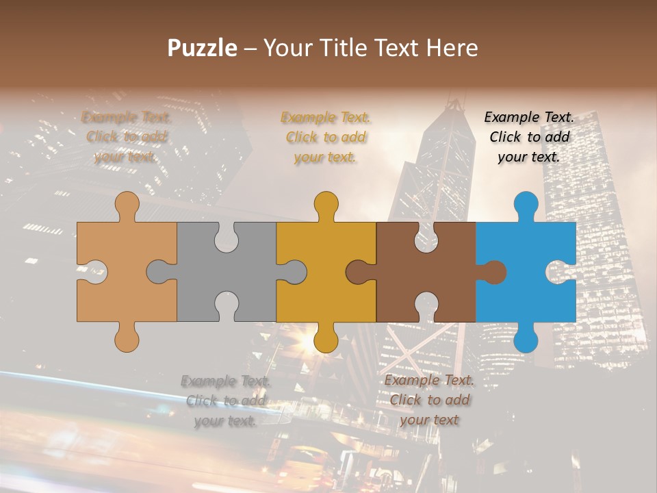 Building Futuri Tic Urban PowerPoint Template