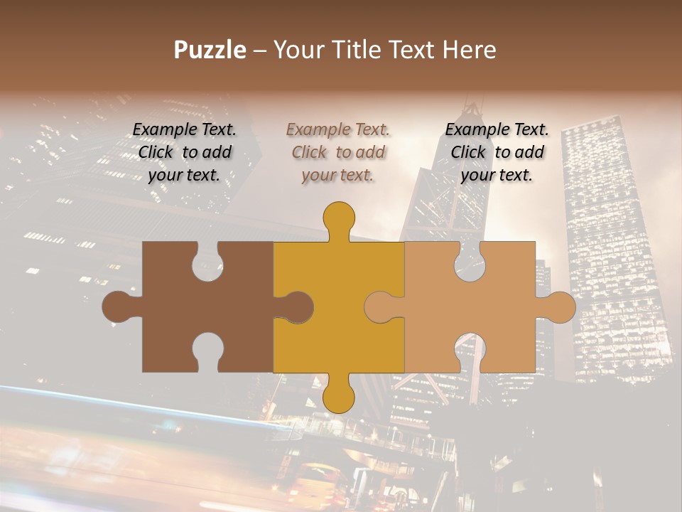 Building Futuri Tic Urban PowerPoint Template