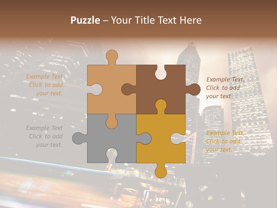 Building Futuri Tic Urban PowerPoint Template