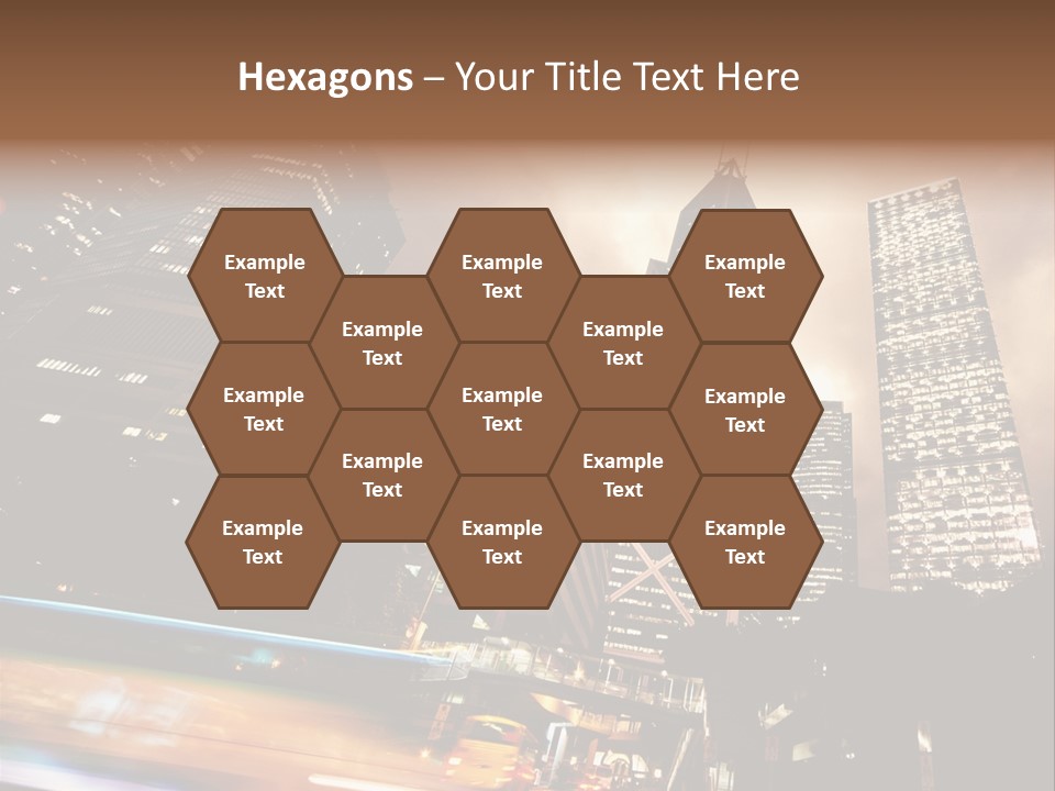 Building Futuri Tic Urban PowerPoint Template