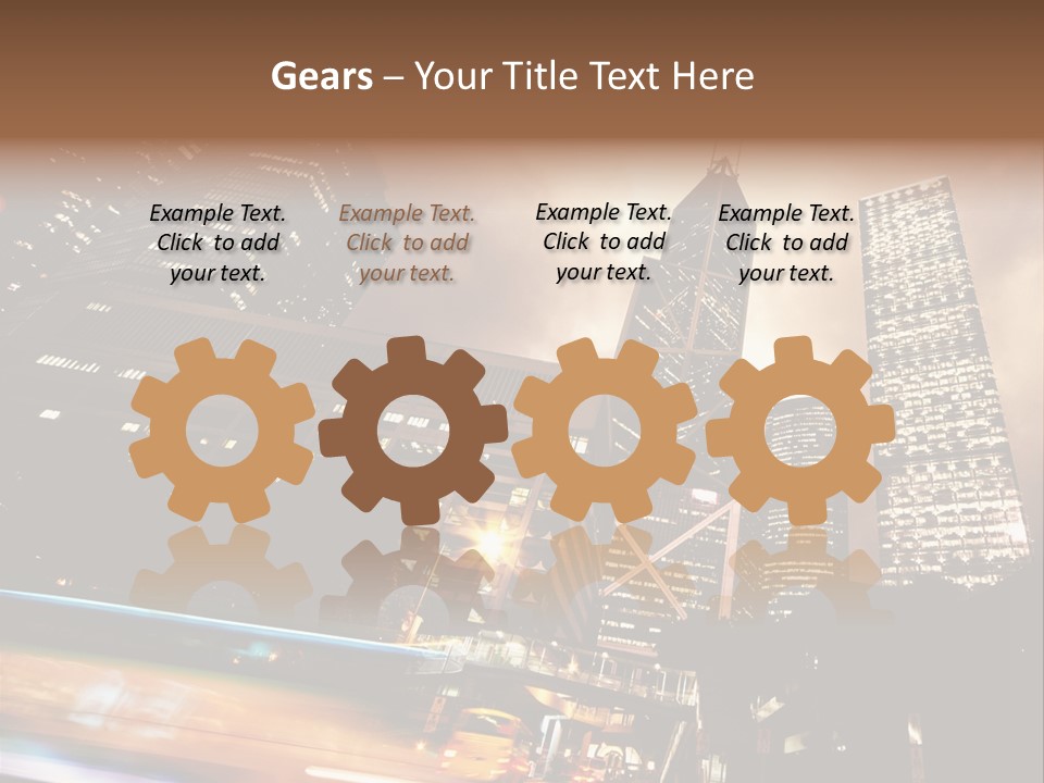 Building Futuri Tic Urban PowerPoint Template