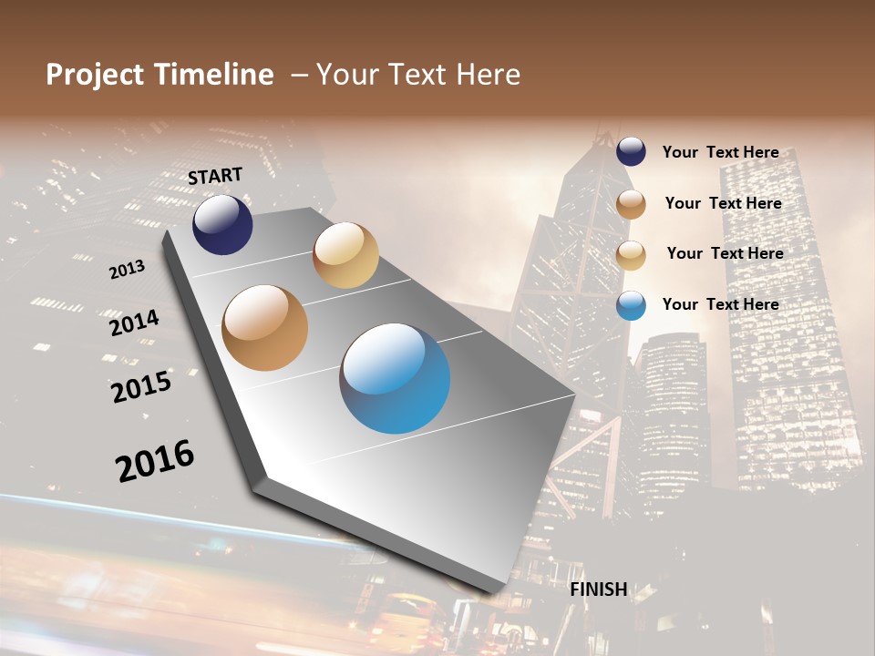 Building Futuri Tic Urban PowerPoint Template