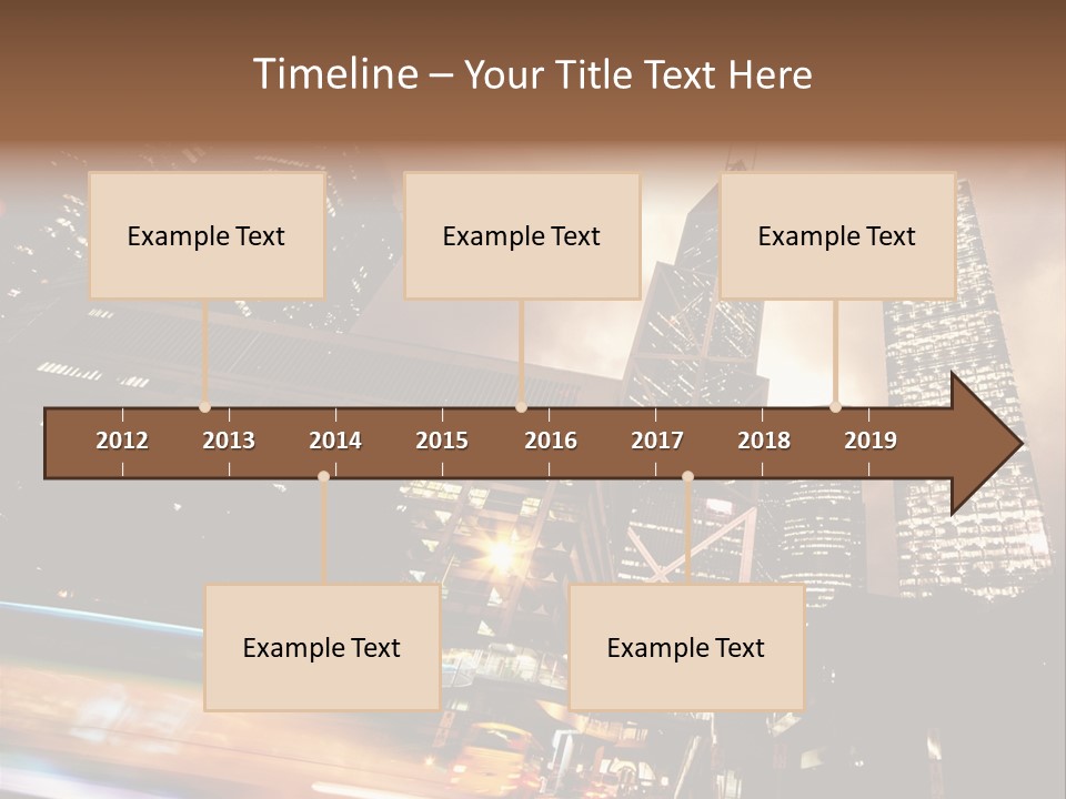 Building Futuri Tic Urban PowerPoint Template