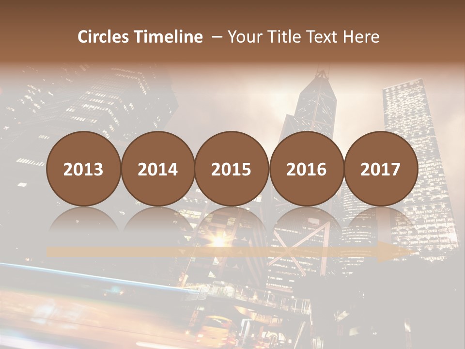 Building Futuri Tic Urban PowerPoint Template