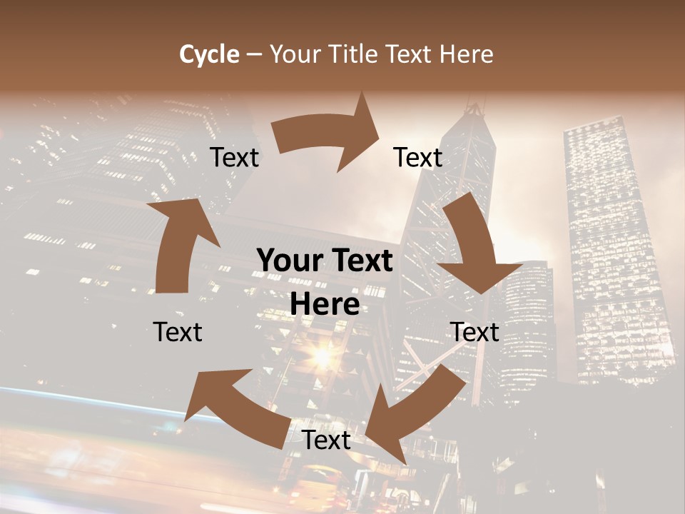 Building Futuri Tic Urban PowerPoint Template