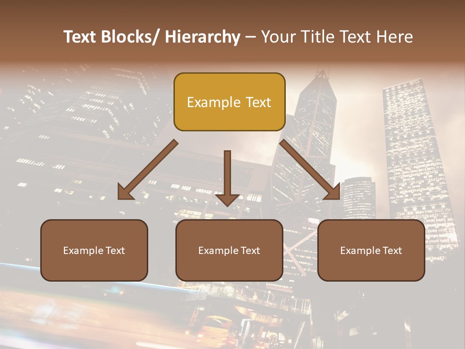 Building Futuri Tic Urban PowerPoint Template