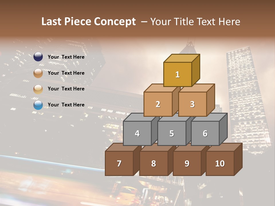 Building Futuri Tic Urban PowerPoint Template