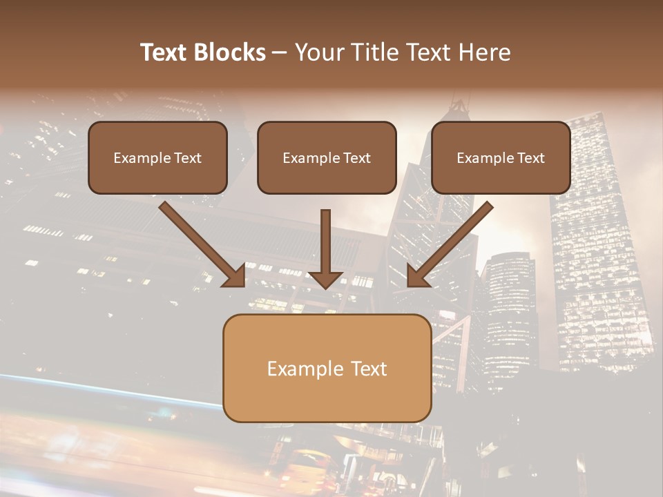 Building Futuri Tic Urban PowerPoint Template