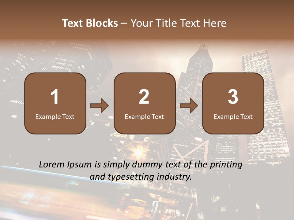 Building Futuri Tic Urban PowerPoint Template