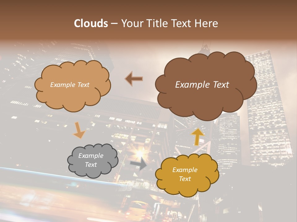 Building Futuri Tic Urban PowerPoint Template