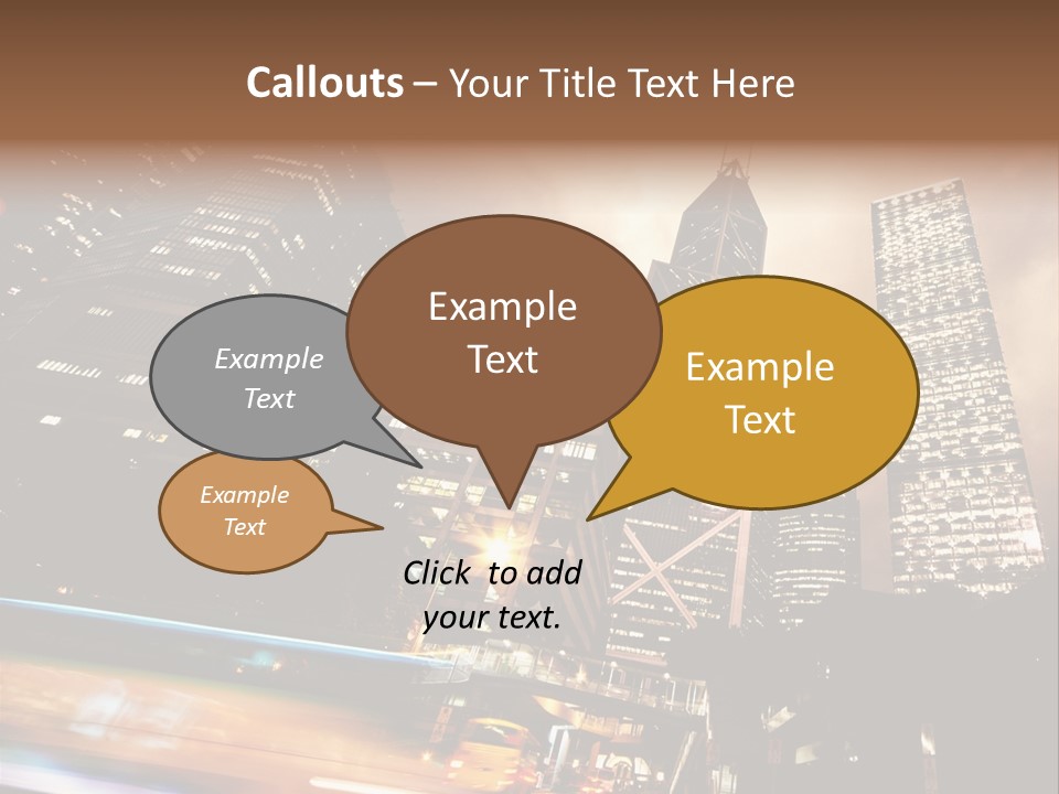 Building Futuri Tic Urban PowerPoint Template