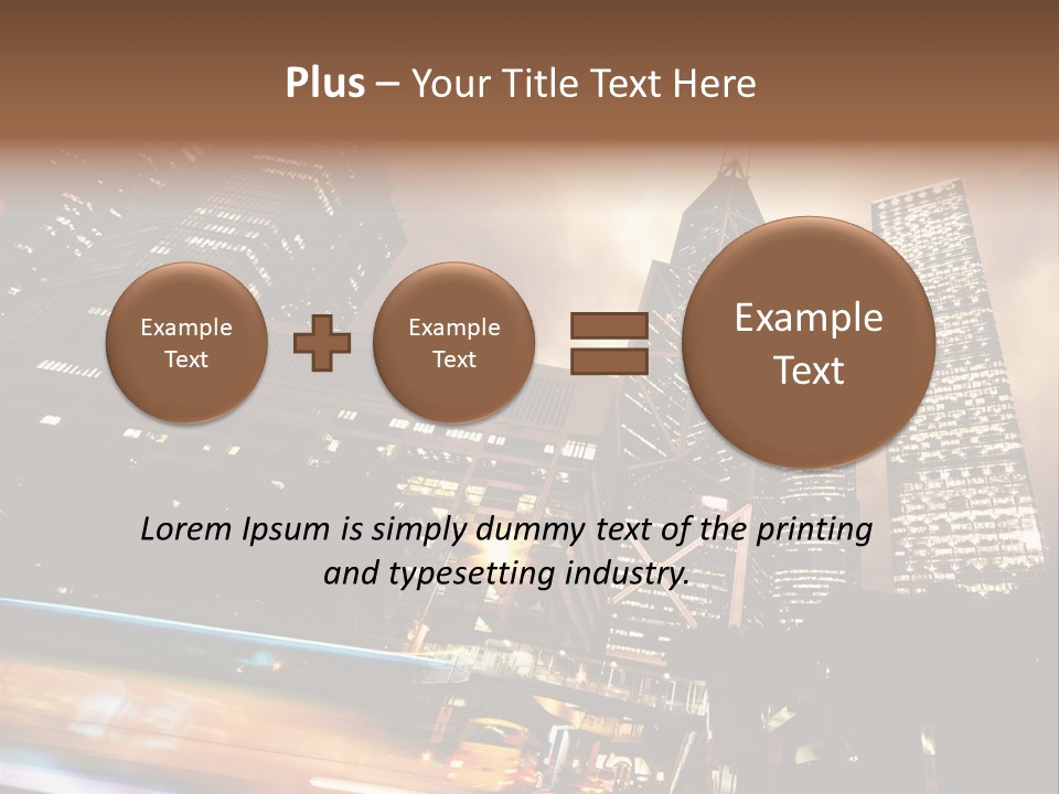Building Futuri Tic Urban PowerPoint Template