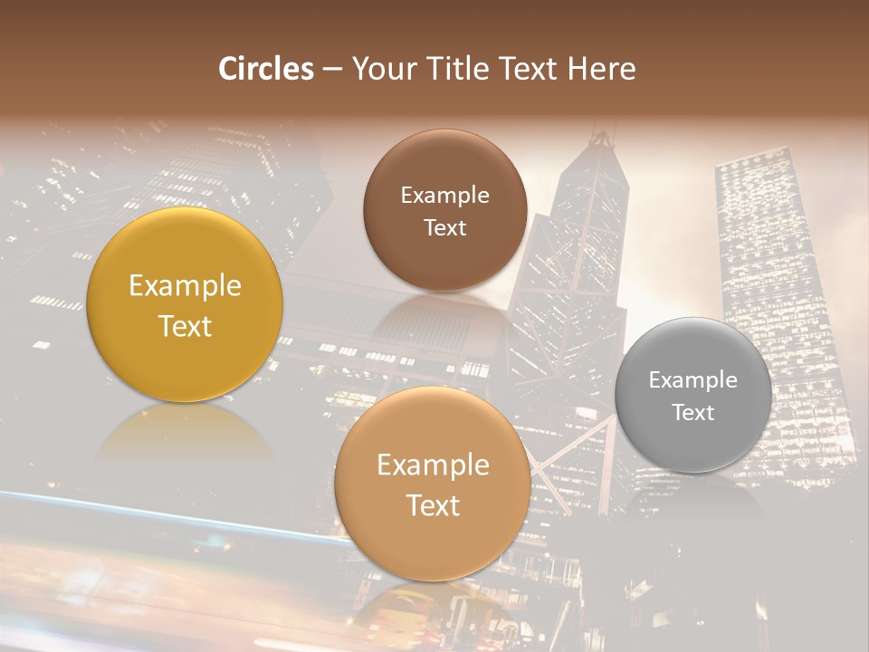 Building Futuri Tic Urban PowerPoint Template