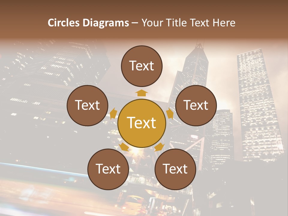 Building Futuri Tic Urban PowerPoint Template