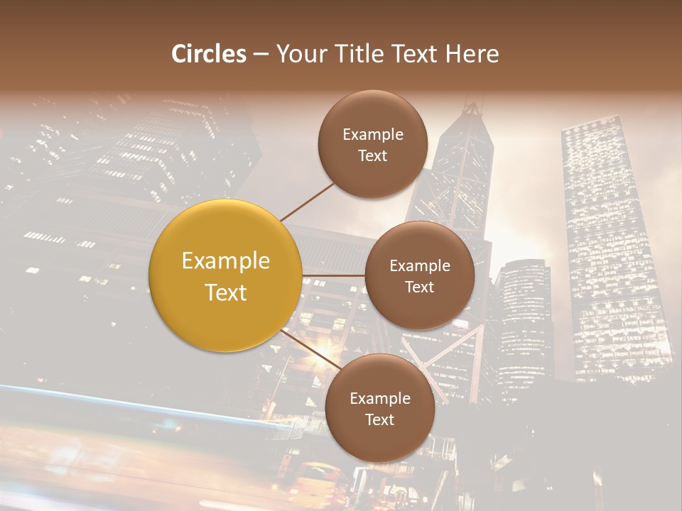 Building Futuri Tic Urban PowerPoint Template